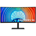 Monitor LED Samsung LS34C652UAUXEN HRM S65UC, 34" UWQHD Curved 1000R 21:9 (3440x1440) VA 100Hz, 350 cd/㎡, 3000:1, HDR10, 5ms, 178/178, FS, 1xDP 1xHDMI, 3xUSB 3.0 1xUSB-C (90W), 5W Speakers 3.5 Jack, Tilt/HeightAdj, VESA 100x100, 3Y