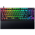 Razer Huntsman V3 Pro Tenkeyless, Gaming keyboard, Analog Optical Switch gen2, Razer Chroma RGB, Magnetic Firm Leatherette Wrist Rest, Multi-function Dial with 3 dedicated button, Detachable Type C Cable, 1000 Hz Polling Rate, Brushed Aluminum Alloy