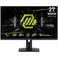 MSI MAG 274QRF QD E2 Gaming Monitor, 27" 170Hz, WQHD(2560x1440) 16:9, Rapid IPS Anti-glare, 1ms, 400nits, 1000:1, 178°/178°, Adaptive Sync, Adjustable Stand, 1x DP, 2x HDMI, 1xType-C, 3Y Warranty