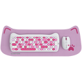 CANYON HSET-W6 EN Keyboard+Mouse Kitty Edition AAA+АА Wireless Pink