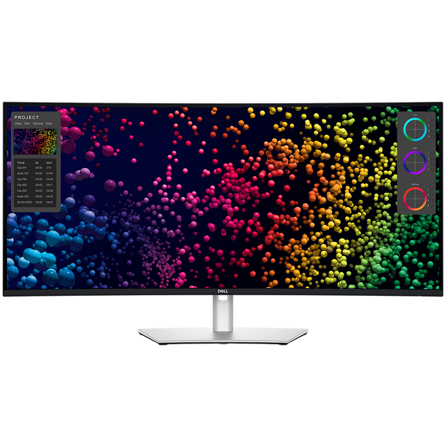 Monitor DELL UltraSharp U4025QW 40" Curved, 5120x2160, WUHD, 120Hz, IPS AG, 21:9, 1000:1, 450 cd/m2, 8ms/5ms, 178/178, DP, HDMI, 2xThunderbolt4 (90W), 3xUSB-C, 5xUSB-A, RJ-45, Audio line out, 2x9W Speakers, Tilt, Swivel, Height Adjust (15cm), 3Y