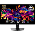 MSI MAG 321UPX QD-OLED Gaming Monitor, 32" 240Hz, UHD (3840x2160) 16:9, QD-OLED Anti-Reflection, 0.03ms, 250nits, 1500000:1, 178°/178°, Adaptive sync, Adjustable Stand, 1x DP, 2x HDMI, 1xType-C, 1xHeadphone out, 3Y Warranty