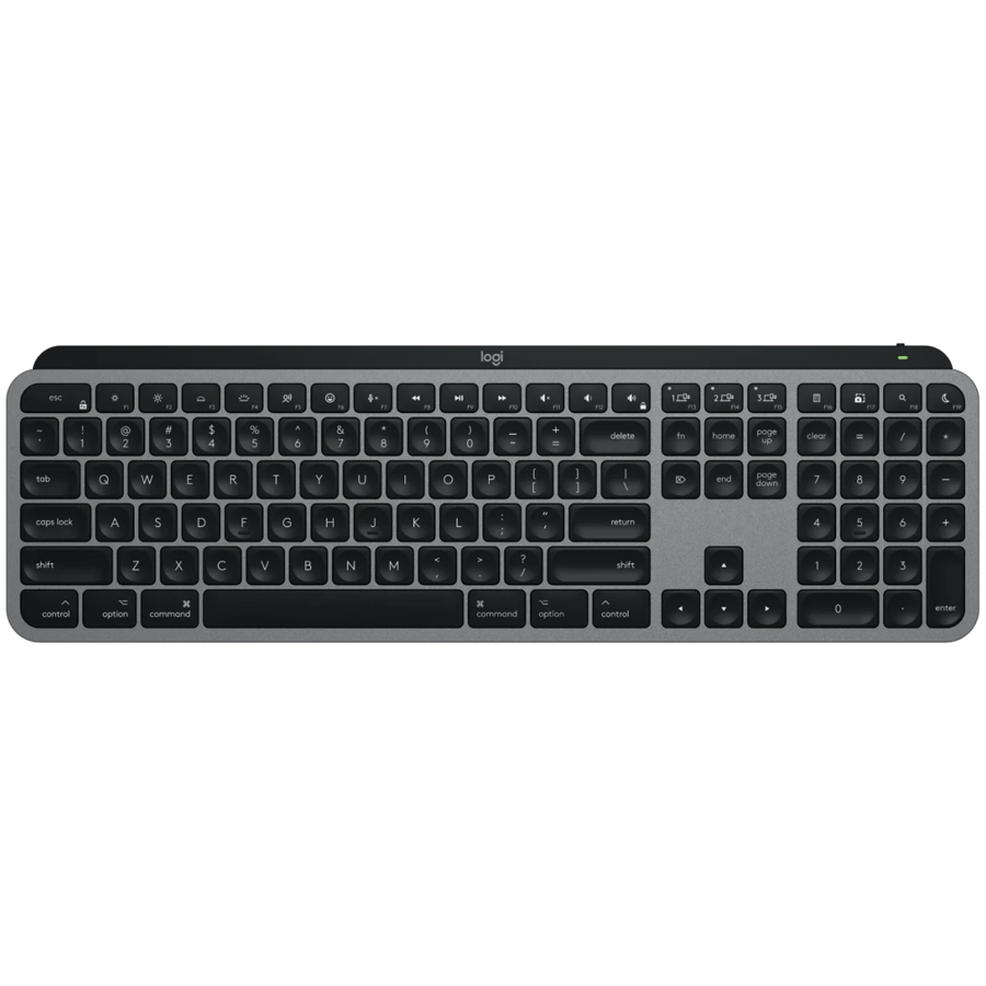 LOGITECH MX Keys S for Mac - SPACE GREY - US INT'L - BT  - EMEA28-935