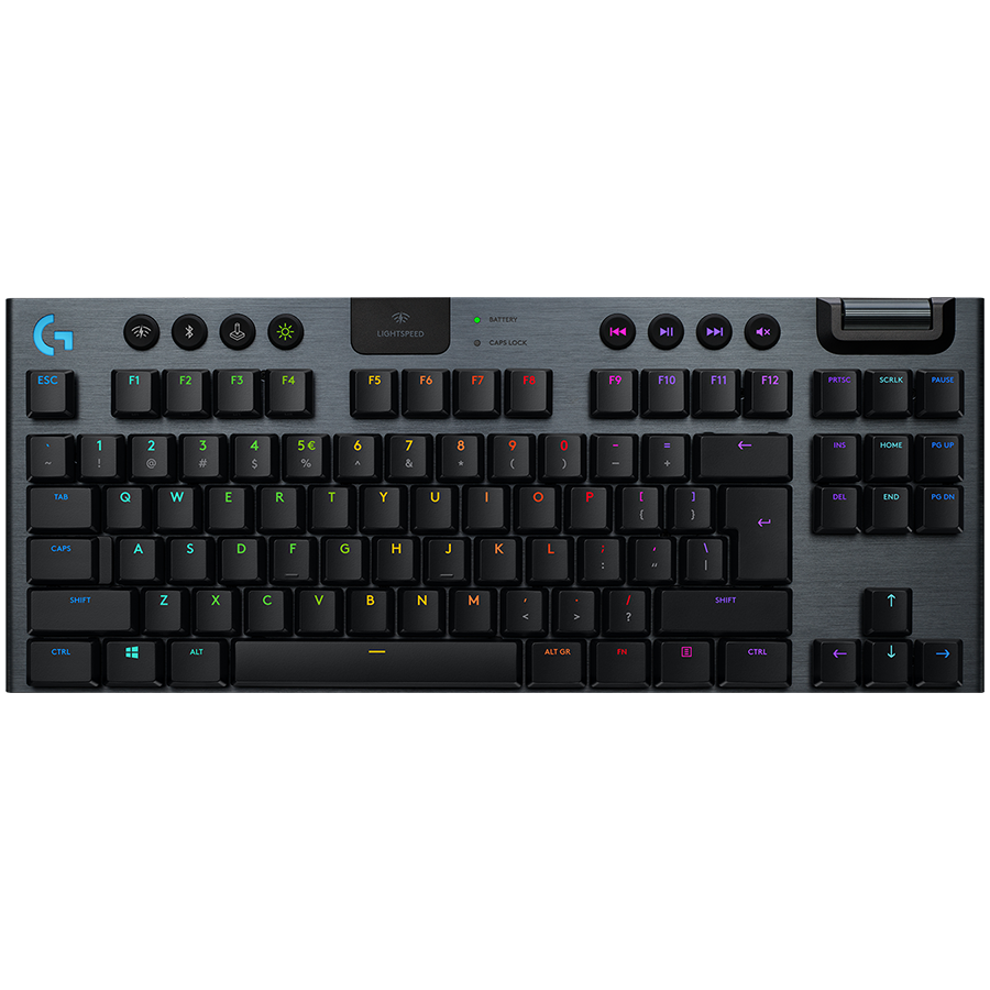 LOGITECH G915 X LIGHTSPEED Wireless Gaming Keyboard - BLACK - US INT'L - 2.4GHZ/BT  - EMEA28i-935 - LINEAR