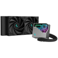 DeepCool LT520, 240mm CPU Liquid Cooler, 2x120mm FK120 PWM FDB Fans, 4th Gen Water Pump, ARGB Multidimensional Infinity Mirror Top Cap, Black, Int.LGA2066/2011v3/2011/1700/1200/1151/1150/1155, AMDsTRX4/sTR4/AM5/AM4