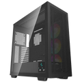 DeepCool MORPHEUS, Mini-ITX / M-ATX / ATX / E-ATX, 4xUSB3.0, 1xAudio, 1x Type-C, 1x420mm Pre-Installed ARGB Fan, ABS+SPCC+Tempered Glass, Black, R-MORPHEUS-BKAPA1-G-1