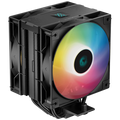 DeepCool AG400 DIGITAL PLUS, CPU Air Cooler, 1x120mm FK120 PWM FDB Fan, Addressable RGB LED, TDP 240W, 4 Heatpipes, Hydro Bearing, LGA1700/1200/1151/1150/1155, AMD AM5/AM4, 3Y, R-AG400-BKADMP-G-1