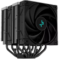 DeepCool AK620 Zero Dark, CPU Air Cooler, 1x120mm FK120 PWM FDB Fan, ARGB, 6 Heatpipes, Fluid Dynamic Bearing, LGA2066/2011-v3/2011/1700/1200/1151/1150/1155, AMD AM5/AM4, 3Y, R-AK620-BKNNMT-G-1