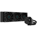 DeepCool LS720S Zero Dark, 360mm CPU Liquid Cooler, 3x120mm PWM Fans, Anti-Leak Technology, Black, LGA 1700/1200/1151/1150/1155, AMD AM5/AM4, 5Y R-LS720-BKNNMM-G-1