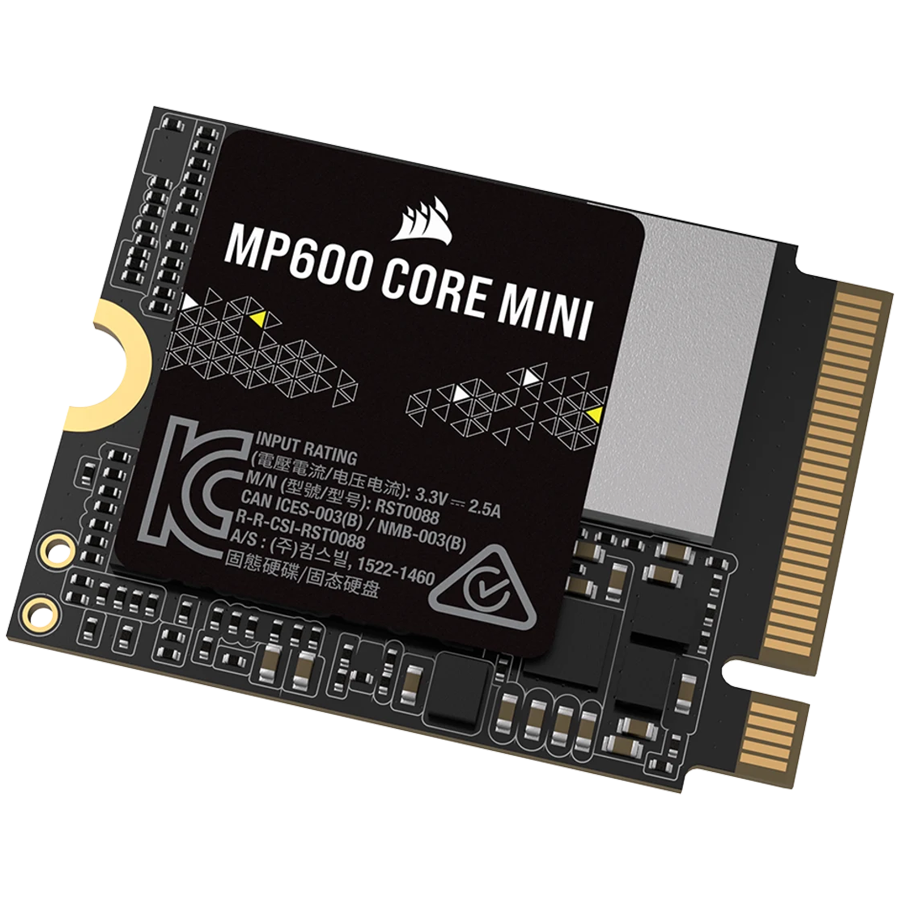 Corsair MP600 CORE MINI 1TB PCIe 4.0 (Gen4) x4 NVMe M.2 SSD