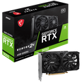 MSI Video Card Nvidia GeForce RTX 3050 VENTUS 2X E 6G OC, 6GB GDDR6, 96bit, Boost: 1492 MHz, 2304 CUDA Cores, PCIe 4.0, 1x DP 1.4a, 2xHDMI 2.1a, RAY TRACING, Dual Fan, 300W, 3Y
