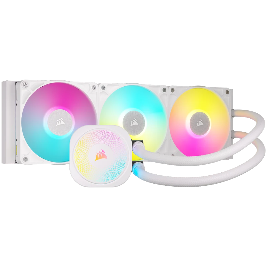 CORSAIR iCUE LINK TITAN 360 RX RGB White AIO, 360mm, Liquid CPU Cooler