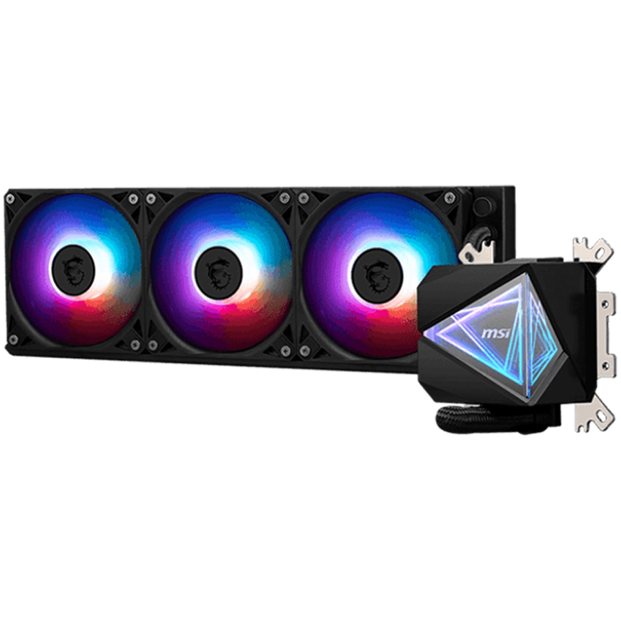 MSI MAG CORELIQUID I360 3x 120mm ARGB Fans, Aluminium Radiator, Loop Dynamic Bearing, Intel LGA 1150/1151/1155/1156/1200/1700/1851, AMD AM5/AM4, 3Y Warranty