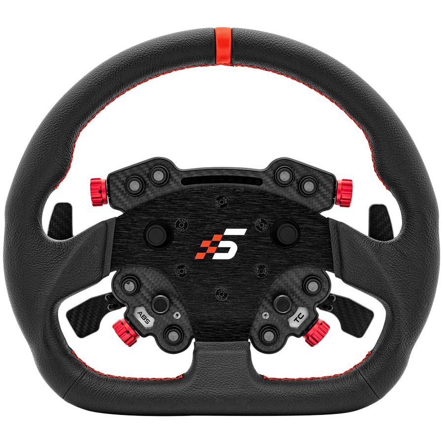 SIMAGIC GT1 D Steering Wheel with GT Pro Hub(K)| Shifter & Clutch Paddles, Leather. S208