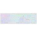 CANYON keyboard HKB-W11 UK/US RGB Dual Mode Wireless White
