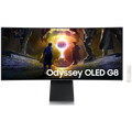 Monitor LED Samsung LS34DG850SUXDU Odyssey G85SD, 34"   Ultra WQHD Curved 1800R 21:9 (3440x1440) OLED 174Hz, 250 cd/m2, 1m:1, HDR400, 0.03ms (GTG), 178/178, FreeSync, 1xDP 2xHDMI, USB Hub, Speakers 3.5 Jack, Remote, 2Y