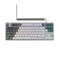 LORGAR Azar 514TKL, Wired RGB mechanical gaming keyboard, white, EN layout