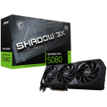 MSI Video Card Nvidia GeForce RTX 5080 16G SHADOW 3X OC, 16GB GDDR7, 256bit, Effective Memory Clock: 30000MHz, Boost: 2640 MHz, 10752 CUDA Cores, PCIe 5.0, 3x DP 2.1b, HDMI 2.1b, RAY TRACING, Triple Fan, 1x16pin, 850W Recommended PSU, 3Y