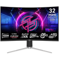 MSI MPG 325CQRXF Gaming Monitor, 31.5" 280Hz, WQHD (2560x1440) 16:9, Rapid VA, Anti-glare, 0.5ms, 350nits, 3200:1, 178/178, 1000R Curve, Adaptive Sync, DisplayHDR 400, Adjustable Stand, 1x DP, 1x HDMI, 1x Type-C 98W, USB Hub, 3Y Warranty