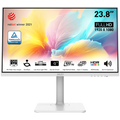 MSI MODERN MD2412PW Professional Business Monitor, 23.8" 100Hz, FHD (1920x1080) 16:9, IPS Anti-glare, 1ms/4ms, 250nits, 1000:1, 178/178, Adaptive-Sync, HDR Ready, Adjustable Stand, Speakers, 1x HDMI, 1x Type-C, White, 3Y Warranty