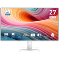 MSI PRO MP275W E2 Professional Business Monitor, 27" 120Hz, FHD (1920x1080) 16:9, IPS Anti-glare, 1ms/4ms, 300nits, 1500:1, 178/178, Adaptive-Sync, HDR Ready, Tilt, Speakers, 1x DP, 1x HDMI, 1x D-Sub, White, 3Y Warranty