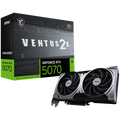 MSI Video Card Nvidia GeForce RTX 5070 12G VENTUS 2X OC, 12GB GDDR7, 192bit, Effective Memory Clock: 28000MHz, Boost: 2542 MHz, 6144 CUDA Cores, PCIe 5.0, 3x DP 2.1b, HDMI 2.1b, RAY TRACING, Dual Fan, 1x16pin, 650W Recommended PSU, 3Y