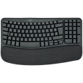 LOGITECH Wave Bluetooth ergonomic keyboard - GRAPHITE - US INT'L