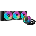 DeepCool LE360 V2, 360mm CPU Liquid Cooler, 3x120mm PWM ARGB Fans, ARGB block, Black, LGA1851/1700/1200/1151/1150/1155, AMD AM5/AM4, R-LE360-BKAMMC-G-2