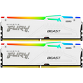 Kingston 32GB 6000MT/s DDR5 CL36 DIMM (Kit of 2) FURY Beast White RGB EXPO