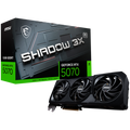 MSI Video Card Nvidia GeForce RTX 5070 12G SHADOW 3X OC, 12GB GDDR7, 192bit, Effective Memory Clock: 28000MHz, Boost: 2542 MHz, 6144 CUDA Cores, PCIe 5.0, 3x DP 2.1b, HDMI 2.1b, RAY TRACING, Triple Fan, 1x16pin, 650W Recommended PSU, 3Y