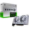 MSI Video Card NVIDIA GeForce RTX 5060 8G VENTUS 2X OC WHITE, 8GB GDDR7, 128-bit, 2535 MHz Boost, 3840 CUDA Cores, PCIe 5.0 (x8), 3x DP 2.1b, HDMI 2.1b, RAY TRACING, Dual Fan, 145W TDP, 8-pin PCIe Power, G-SYNC, 2-Slot, 3Y