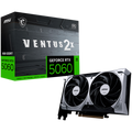 MSI Video Card NVIDIA GeForce RTX 5060 8G VENTUS 2X OC, 8GB GDDR7, 128-bit, 2535 MHz Boost, 3840 CUDA Cores, PCIe 5.0 (x8), 3x DP 2.1b, HDMI 2.1b, RAY TRACING, Dual Fan, 145W TDP, 8-pin PCIe Power, G-SYNC, 2-Slot, 3Y