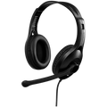 Edifier K800 USB Over-Ear Headphones, 40mm Drivers, Noise-Cancelling Microphone, Inline controls, Black