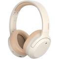 Edifier W820NB Plus Wireless Over-Ear Headphones, 40mm Dynamic Titanium-Coated Drivers, BT V5.2, ANC, Hi-Res Audio Certification, Up To 49H Battery, USB-C, Ivory