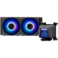 MSI MAG CORELIQUID A15 240, 2x120mm Pre-installed ARGB Daisy Chain Fans, Adjustable Offset Kit, Replacable Top Cover, Copper Base Intel LGA 1700/1851, AMD AM5/AM4, 3Y Warranty