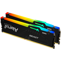 Kingston 64GB 6000MT/s DDR5 CL30 DIMM (Kit of 2) FURY Beast RGB EXPO