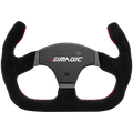 SIMAGIC C-Shaped Steering wheel without HUB, 325mm, Suede. S406