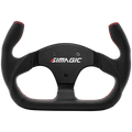 SIMAGIC C-Shaped Steering wheel without HUB, 325mm, Leather. S405