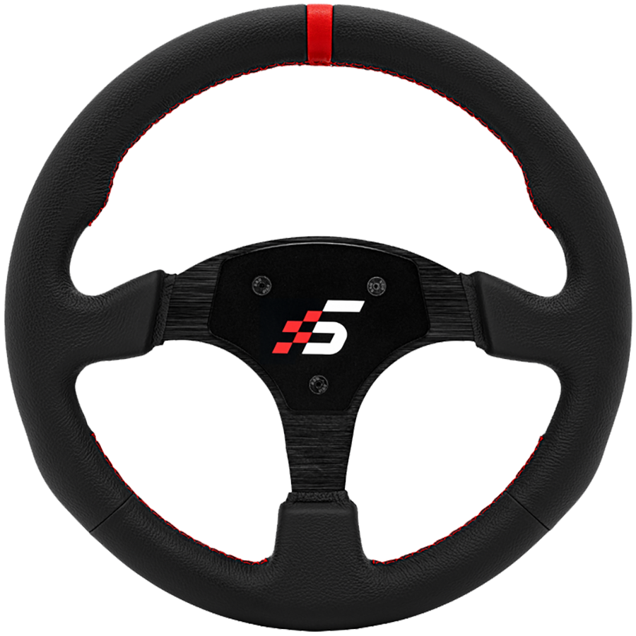 SIMAGIC Round-Shaped Steering wheel without HUB, 330mm, Leather. S407