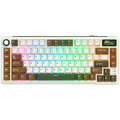 ROYAL KLUDGE RK L75 Palm Green Gaming Keyboard Cream switch