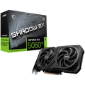 MSI Video Card NVIDIA GeForce RTX 5060 Ti 16G SHADOW 2X OC PLUS, 16GB GDDR7, 128-bit, 2602 MHz Boost, 4608 CUDA Cores, PCIe 5.0 (x8), 3x DP 2.1b, HDMI 2.1b, RAY TRACING, Dual Fan, 180W TDP, 8-pin PCIe Power, G-SYNC, 2-Slot, 3Y
