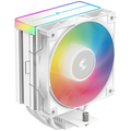 DeepCool AG400 WH ARGB V2, CPU Air Cooler, 1x120mm ARGB PWM Fan, ARGB Top Cover, TDP 220W, 4 Heatpipes, White, LGA1851/1700/1200/115x, AMD AM5/AM4, 125x92x154 mm(LxWxH), 2Y, R-AG400-WHAMMN-GJD