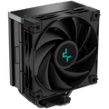 DeepCool AK400 Zero Dark, CPU Air Cooler, 1x120mm PWM Fan, TDP 220W, 4 Heatpipes, LGA1851/1700/1200/115x, AMD AM5/AM4, 127x97x155 mm(LxWxH), R-AK400-BKNNMN-G-2, 3Y