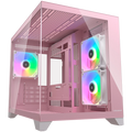 COUGAR FV150 Mini RGB PC Case, Mid tower, Pink