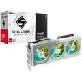 ASROCK Video Card AMD Radeon RX 9060 XT Steel Legend OC 16GB GDDR6 128-bit HDMI 2x DP