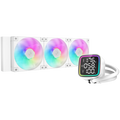DeepCool LD360 WH, 360mm CPU Liquid Cooler, 3x120mm ARGB PWM Fans, Anti-Leak Technology, Addressable RGB LED, Hydro Bearing, White LGA1851/1700/1200/1151/1150/1155, AMD AM5/AM4, R-LD360-WHDMMN-G-1, 3Y