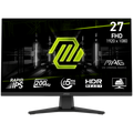 MSI MAG 272F Gaming Monitor, 27" 200Hz, FHD (1920x1080) 16:9, Rapid IPS, 0.5ms, 300nits, 1000:1, 178/178, AMD FreeSync Premium, Tilt, 1x DP, 2x HDMI, 1x Headphone-ou, 3Y Warranty