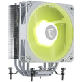 MSI MAG COREFROZR AA13 WHITE, 1x120mm ARGB Fan, TDP 240W, Direct Touch Heat-pipes, Intel LGA 1700/1851, AMD AM5/AM4, White, 3Y Warranty