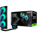 Asrock Challenger 360 Digital, AiO liquid cooler, ARGB, Digital display, 360 mm radiator, AM5, AM4, LGA1851, LGA1700, 90-ACLA36-BAAGA6, Black, 6Y