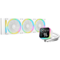 DeepCool LQ360 ULTRA ARGB WH, 360mm CPU Liquid Cooler, 3x120mm FL12 ARGB Fans, LED Screen, Anti-Leak Technology, White, LGA1851/1700/1200/115x, AMD AM5/AM4, 5Y, R-LQ360-WHASMC-G-1